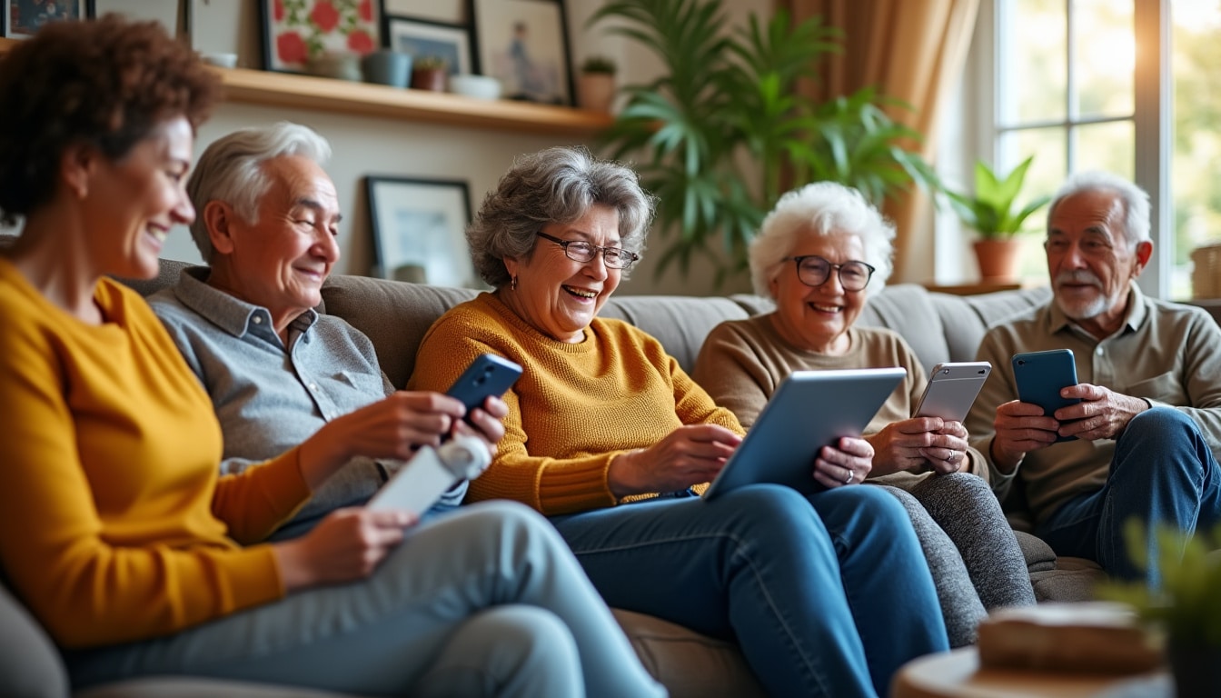 d&eacute;couvrez des outils num&eacute;riques innovants et peu connus sp&eacute;cialement con&ccedil;us pour aider les seniors &agrave; rester connect&eacute;s facilement avec leurs proches et le monde.